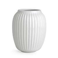 Hammershøi, Vase, hvid, 20 cm