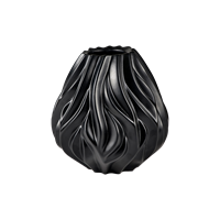 Morsø Flame Vase, sort, 19 cm