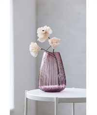Bitz Kusintha vase,  22 cm. Rosa