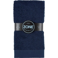 Zone Dark Blue  håndklæde, 50 x 100